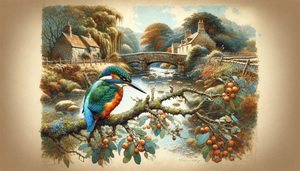 UK Wildlife Masterpiece: An In-depth Exploration of the Common Kingfisher (Alcedo atthis)